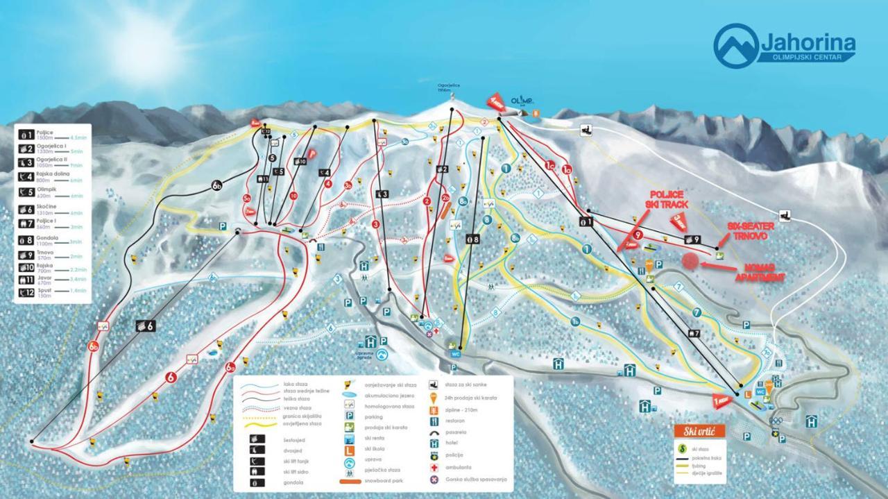 Nomad Jahorina Apartment Bagian luar foto